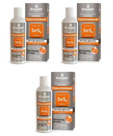 PARAMEDIC Shampoo dermatological sulsen n1 about 180ml 3 pcs