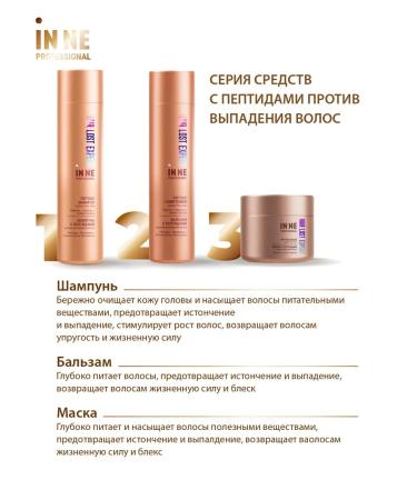 IN NE Shampoo with peptides against hair loss 250 ml - Buy Online on GoSupps.com