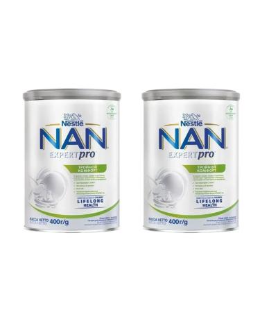 NAN triple comfort mixture dry D children from birth 400.0 2 pcs