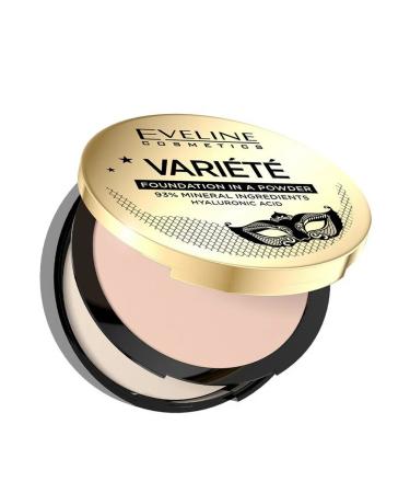 Eveline Mineral Compact Face Powder Variete Shade 12 Natural 8 g