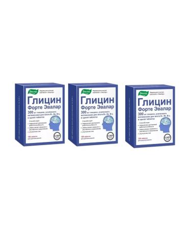 Evalar Glycin Forte 120 tablets - 3UP