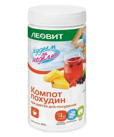 LEOVIT compote dietichin 400.0 banks 2 pcs - Buy Online on GoSupps.com