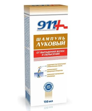 911 shampoo onion fall out hair 150ml 3 pcs - Buy Online on GoSupps.com