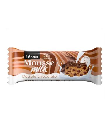 Yobaton Dessert protein mousse double chocolate without sugar 5 pcs - Buy Online on GoSupps.com