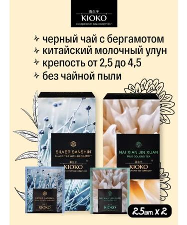 KIOKO Black tea with bergamot + milk oolun NAI Xiang Jin Xuan