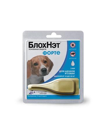 ASTRAPHARM Blochnet Forte Drops from Flea Ticks for Dogs from 10 to 20 kg - Buy Online on GoSupps.com