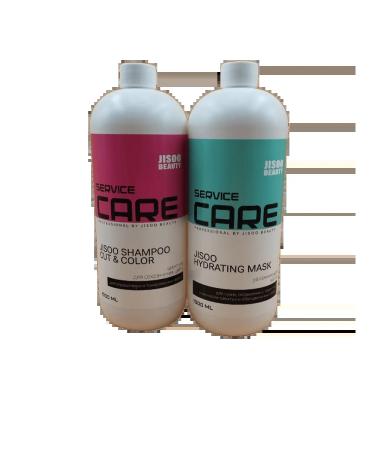 Jisoo Set for dyed hair shampoo + mask 1000 + 1000ml - Buy Online on GoSupps.com