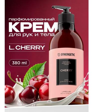 SYNERGETIC Hand for hand and body "Cherry" 380 ml