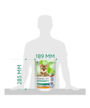 PERFECT FIT Dry Immunity food for cats with turkey 580g - Buy Online on GoSupps.com