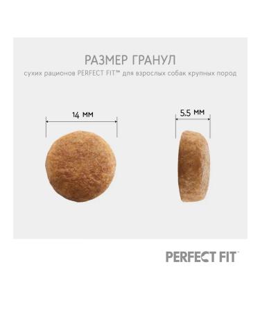 PERFECT FIT Dry food for large dogs with chicken 1.4kg - Buy Online on GoSupps.com