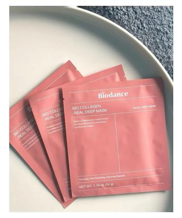 BIODANCE Hydrogele face mask with collagen Biodeens 5 pcs - Buy Online on GoSupps.com