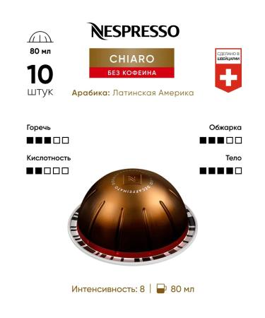 Nespresso Double Espresso Chiaro Decaf coffee in capsules - Buy Online on GoSupps.com