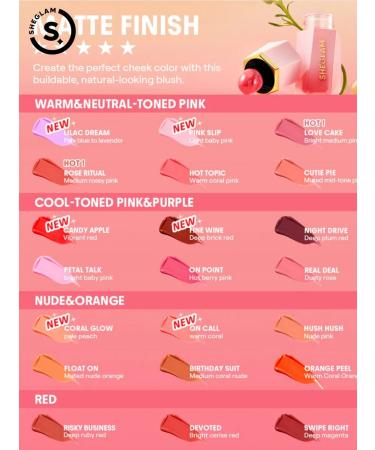 SHEGLAM Face blush Cream Color Bloom - On Point - Buy Online on GoSupps.com