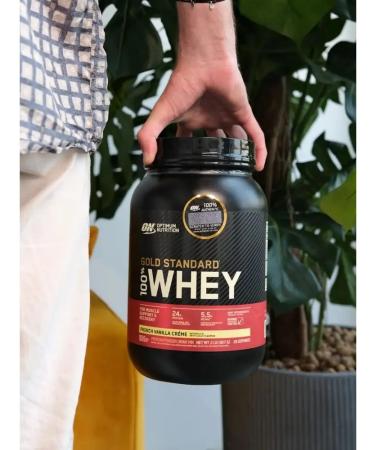 Optimum Nutrition Serum protein 100% Whey Gold Standard 907 g of strawberries - Buy Online on GoSupps.com