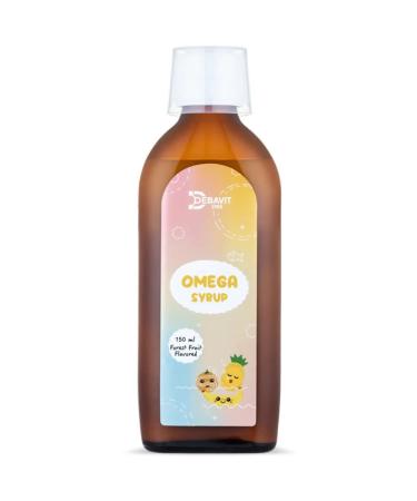 debavit Omega-3 syrup for children DHA EPA Vitamins A D E C 150 ml - Buy Online on GoSupps.com
