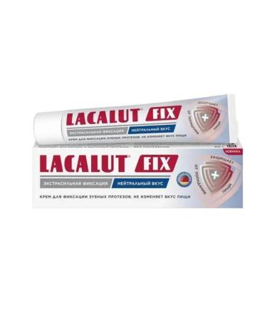 Lacalut Fix Cream for fixing dentures neutral VK ... - Buy Online on GoSupps.com