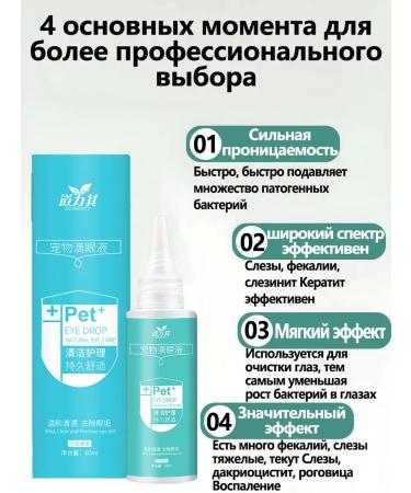 Drops for the eyes of dogs from lacrimal paths 60ml - Buy Online on GoSupps.com