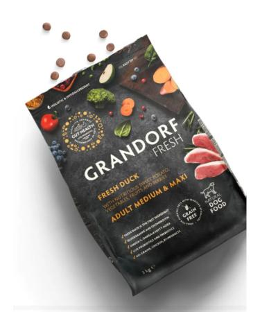 Grandorf fresh For medium and large rocks fresh duck 3kg - Buy Online on GoSupps.com