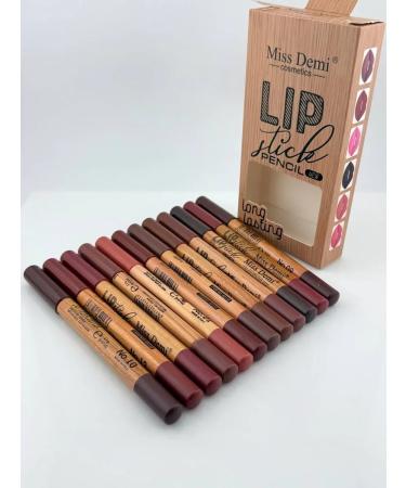 aikanya13 A set of lip pencils from 12 - Buy Online on GoSupps.com