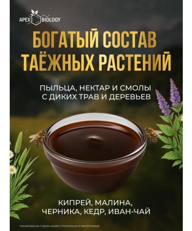 APEX BIOLOGY Honey natural taiga Altai useful product 250g - Buy Online on GoSupps.com