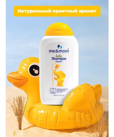 me & mom Children's shampoo-gel hair and body 0+ "without tears" 200 ml - Buy Online on GoSupps.com