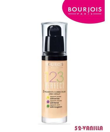 Bourjois Tonal cream 123 Perfect tone 52 Vanilla - Buy Online on GoSupps.com