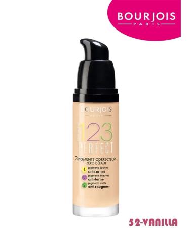 Bourjois Tonal cream 123 Perfect tone 52 Vanilla - Buy Online on GoSupps.com