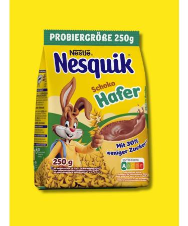 Nesquik Schoko Hafer Nesvik chocolate drink with oats 250 g - Buy Online on GoSupps.com