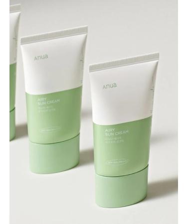 Anua Light sunscreen cream Airy Sun Cream SPF50 - Buy Online on GoSupps.com