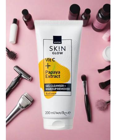 Skin Washing Gel + for removing makeup with vitamin C - Buy Online on GoSupps.com