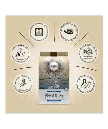 CRAFTIA NATURA dry food for adult dogs of miniature and small breeds made from salmon and herring 640 g - Buy Online on GoSupps.com