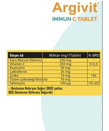 HEKIM Argivit immun-c tablets for immunity - Buy Online on GoSupps.com