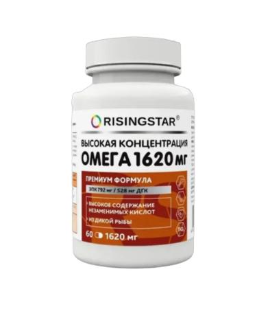 RISINGSTAR Omega-3 fatty acids 60 caps at 1620mg-1UP - Buy Online on GoSupps.com