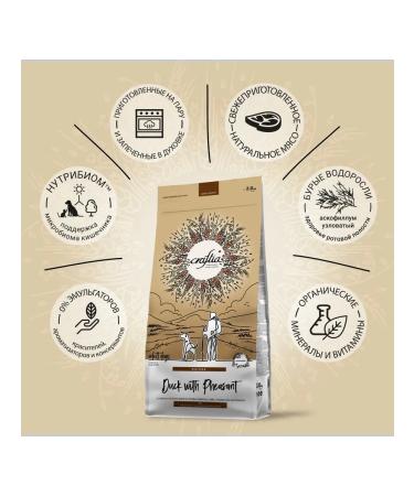 CRAFTIA NATURA dry food for adult dogs of medium and large breeds made from duck and pheasant 2 kg - Buy Online on GoSupps.com