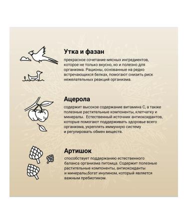 CRAFTIA NATURA dry food for adult dogs of medium and large breeds made from duck and pheasant 2 kg - Buy Online on GoSupps.com