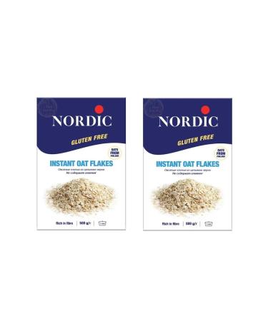Nordic Whole -grain oatmeal flakes without gluten 2 to 500 g