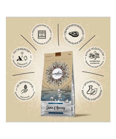 CRAFTIA NATURA dry food for puppies of medium and large breeds made from salmon and herring 2 kg - Buy Online on GoSupps.com