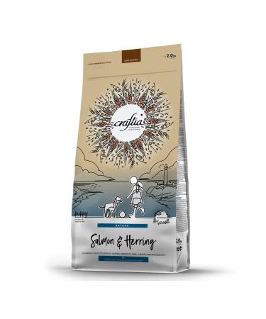 CRAFTIA NATURA dry food for puppies of medium and large breeds made from salmon and herring 2 kg - Buy Online on GoSupps.com