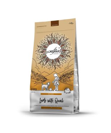 CRAFTIA NATURA dry food for medium and large breed puppies made from lamb and quail 2 kg - Buy Online on GoSupps.com