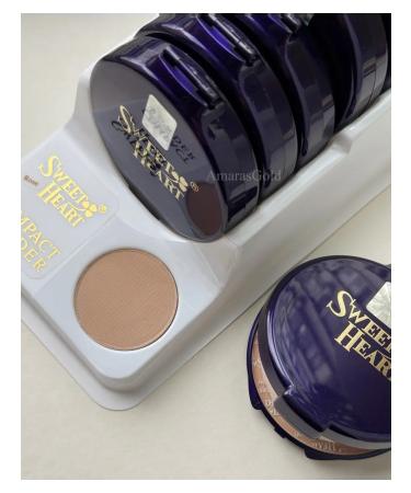 SWEET HEART Facial powder compact with a mirror tone rose - Buy Online on GoSupps.com