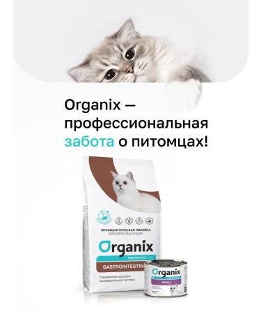 Organix Gastrointestinal for cats Prevention of gastrointestinal problems 0.6 kg - Buy Online on GoSupps.com