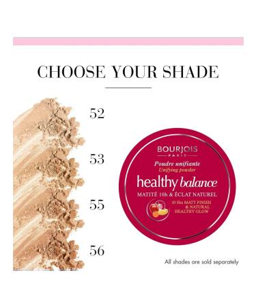 Bourjois Compact Healthy Balance Compact 56 tone Light Bronze - Buy Online on GoSupps.com