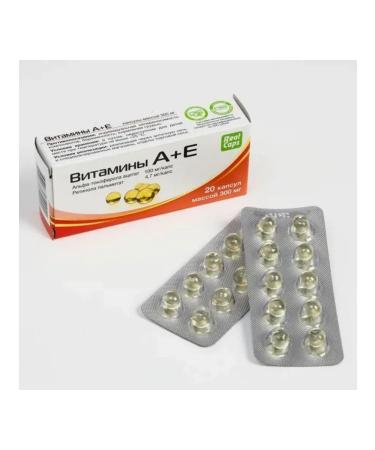 Vitamins A + E No. 20 caps. 300 mg. RealCaps 3 UD - Buy Online on GoSupps.com