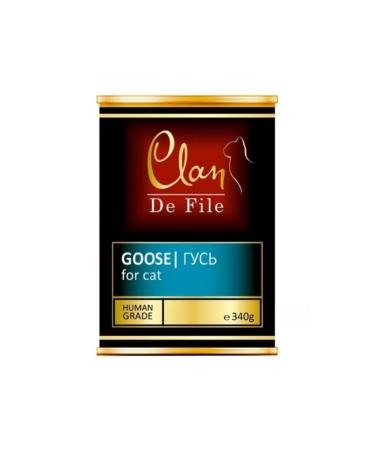 CLAN DE FILE Canned food for cats with gussy 340 g - Buy Online on GoSupps.com