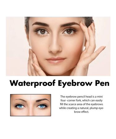Eelhoe waterproof four -toothed eyebrow pencil - Buy Online on GoSupps.com