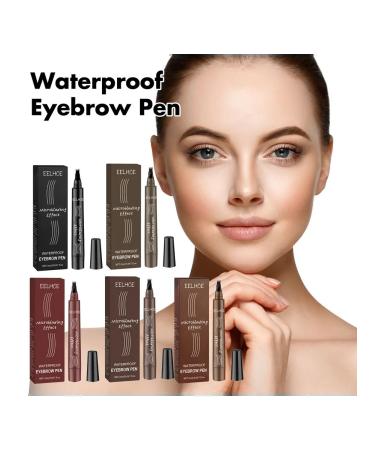 Eelhoe waterproof four -toothed eyebrow pencil - Buy Online on GoSupps.com