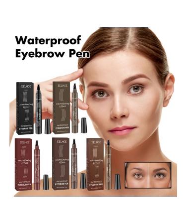 Eelhoe waterproof four -toothed eyebrow pencil - Buy Online on GoSupps.com