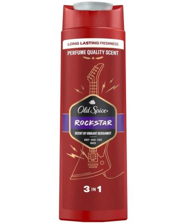 Old Spice Shower gel and shampoo 3 in 1 Rockstar 400 ml