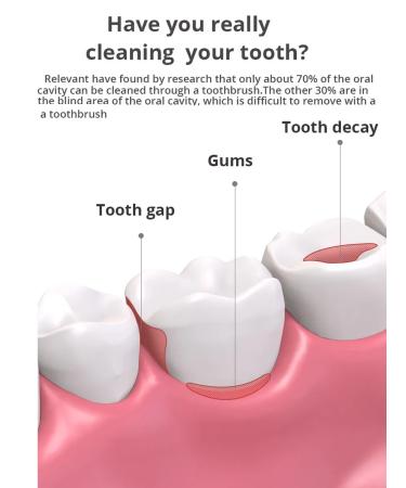 YUNCHi Electric Oral Irrigator 320ml Water Tank 3 Mode 6 Nozzles - Buy Online on GoSupps.com