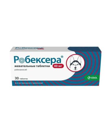 KRKA Robexer chewing tablets 40 mg anti -inflammatory